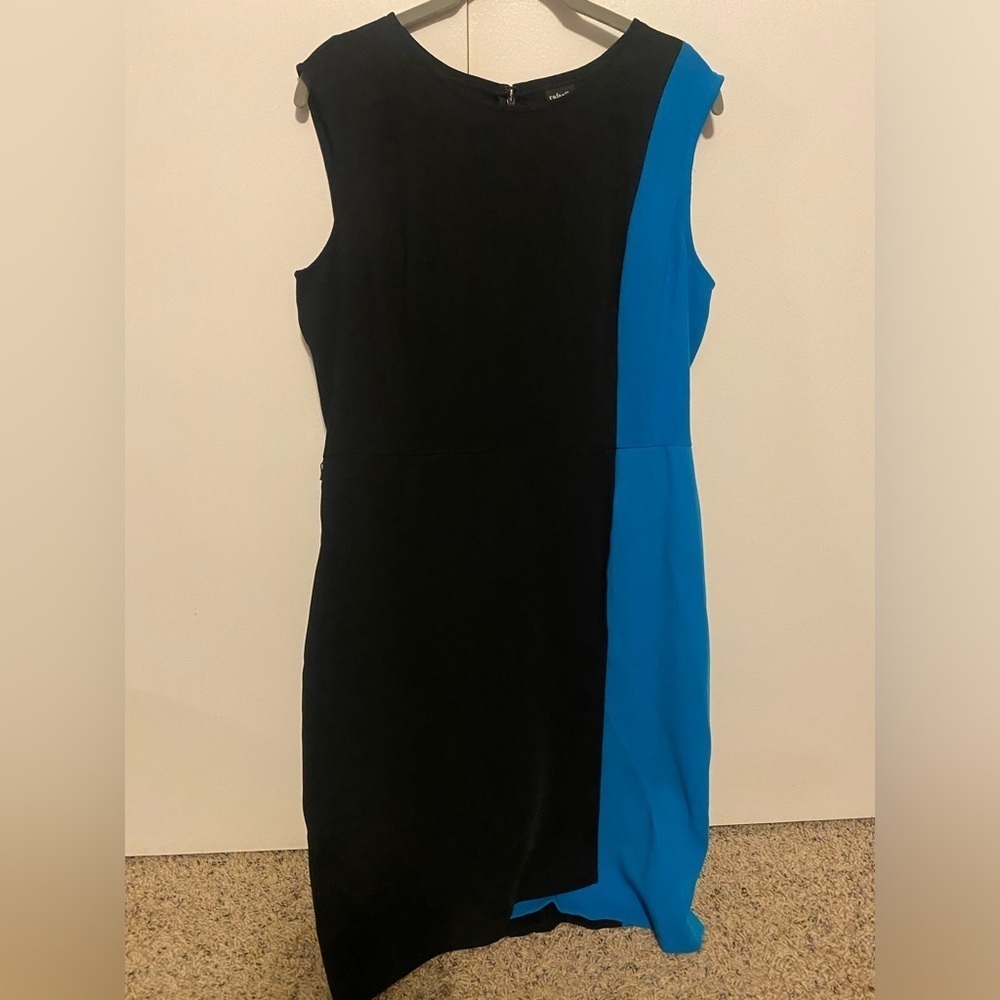 Rafaella Mock Neck Dress. Sz 12